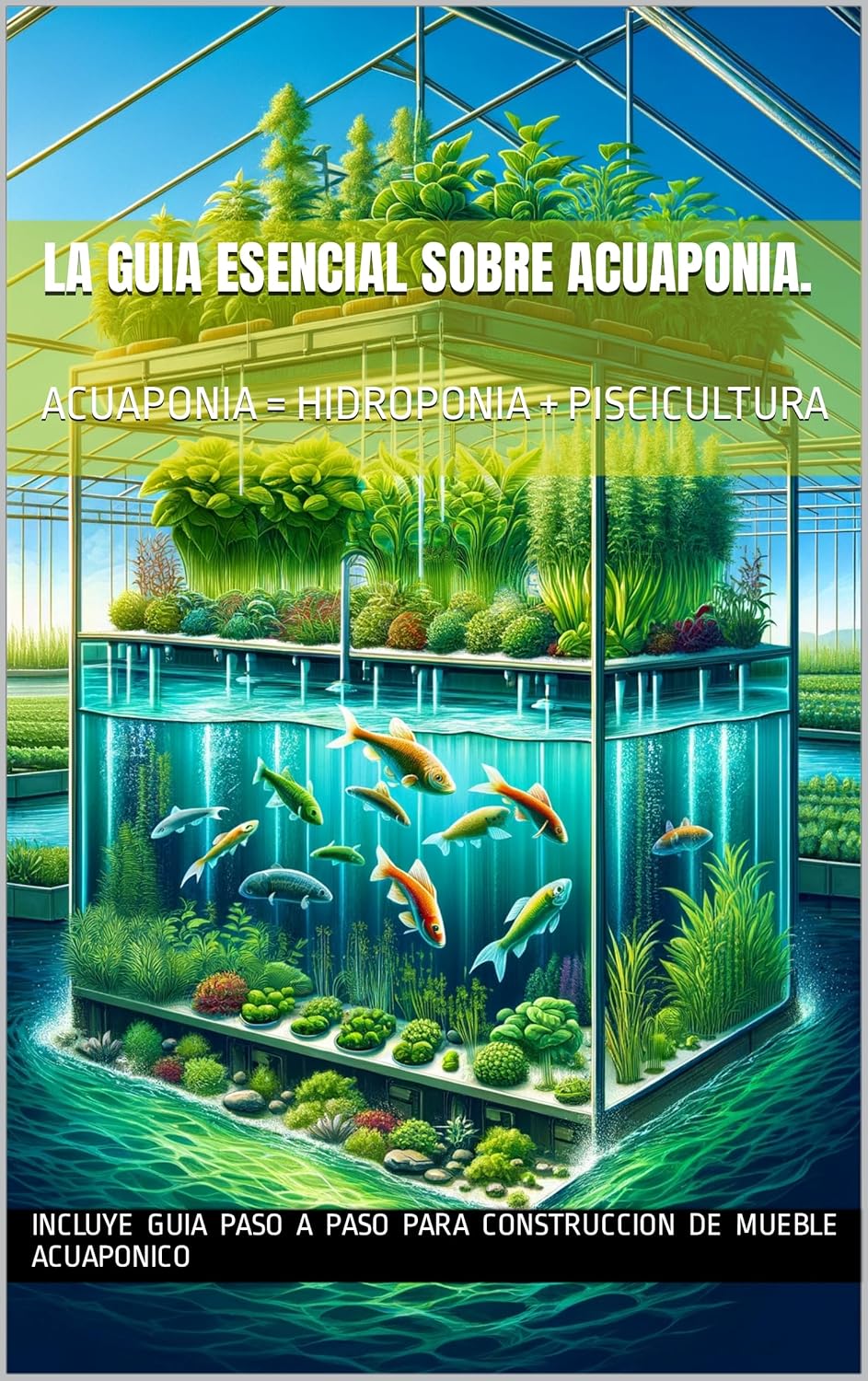 Portada de La guia esencial sobre ACUAPONIA